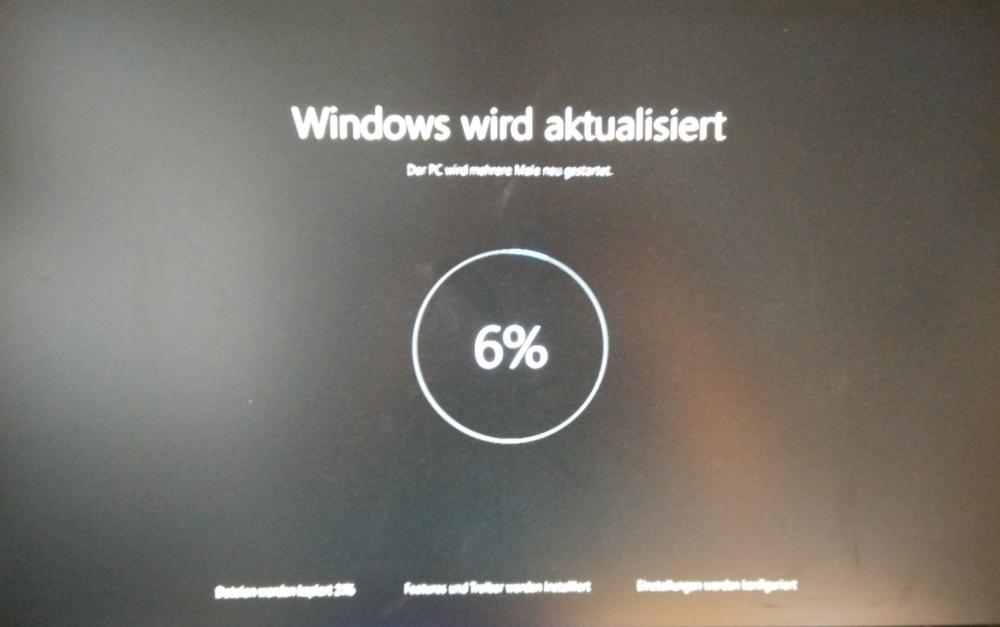 Windows 10 Update 1511 Installation