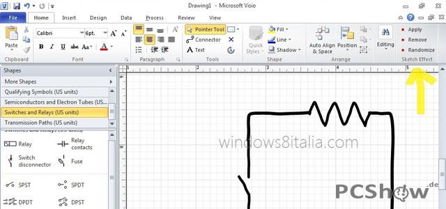 Visio 2013: Neue Funktion zum Handzeichnen