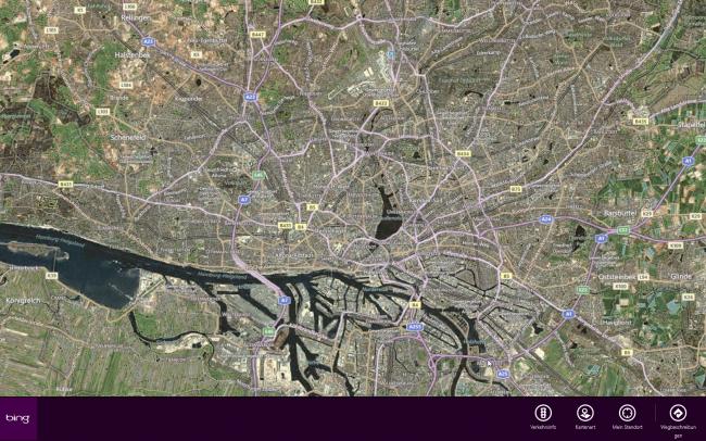 Windows 8 RP: Bing Maps