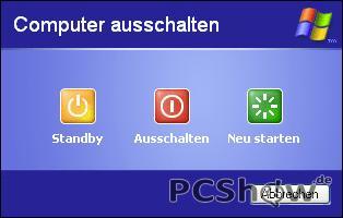 Computer ausschalten