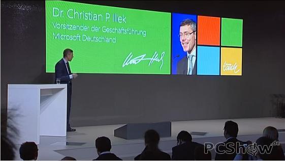 Dr. Christian P. Illek auf der CeBIT 2013