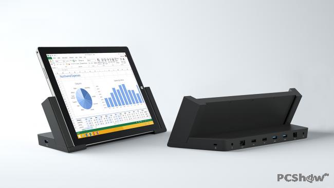 Microsoft Surface Pro 3 mit Docking Station