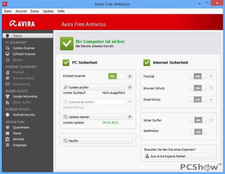 Avira Free AntiVir