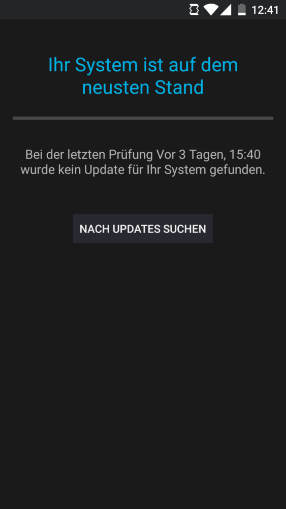 Android Update installieren