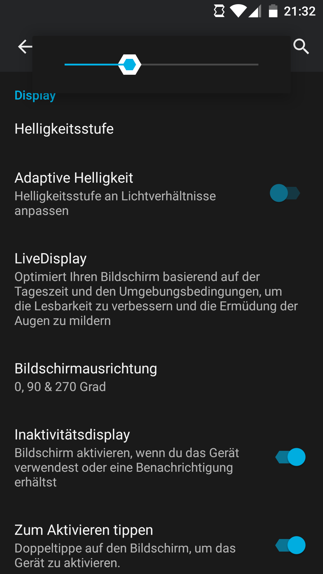 Helligkeit vom Bildschirm einstellen in Android 6 PCShow.de