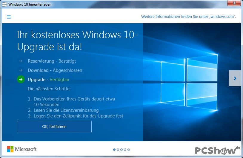 Windows 10-Upgrade ist da