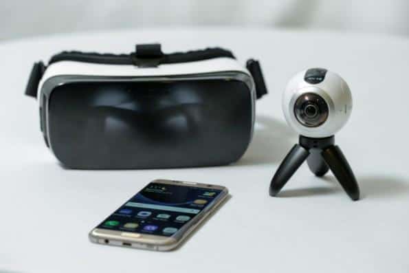 Samsung Galaxy 7S mit Gear 360 und Virtual-Reality-Brille