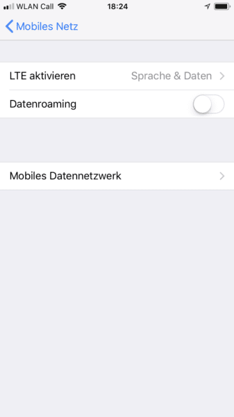 iPhone Roamingskosten sparen