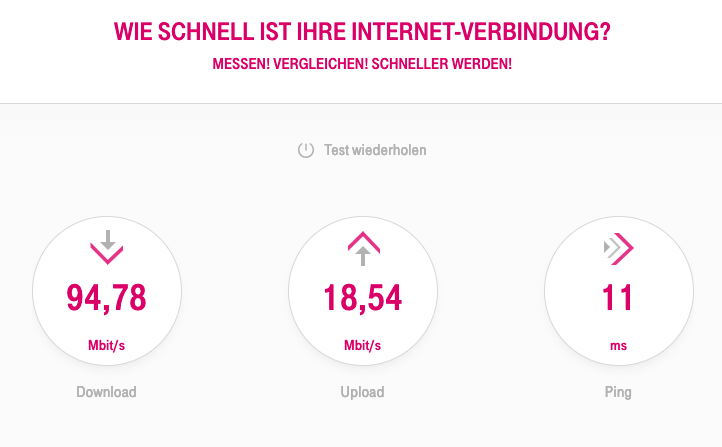 Windows 10 Internet langsam - Speedtest durchführen