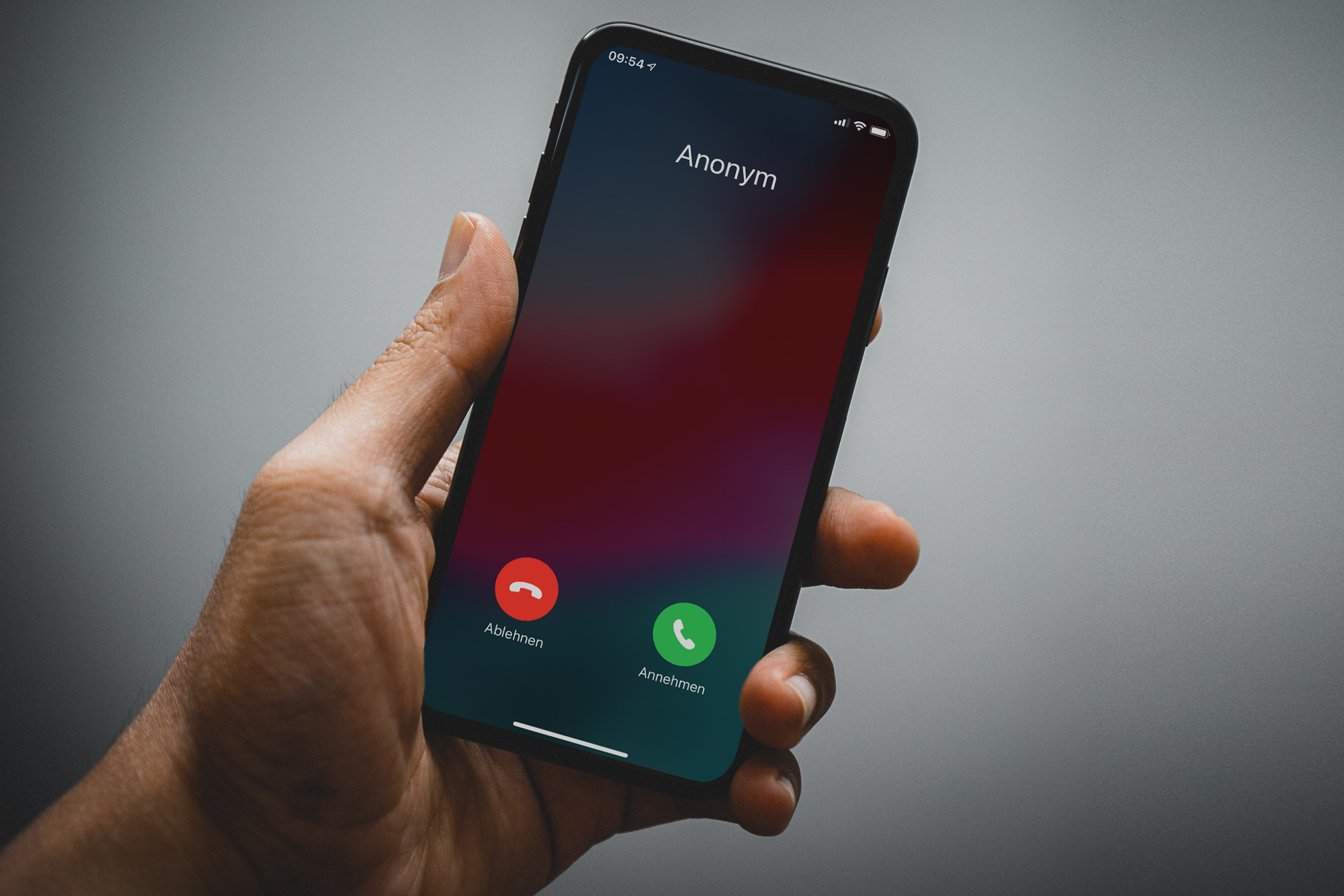 wie ruft man anonym an iphone