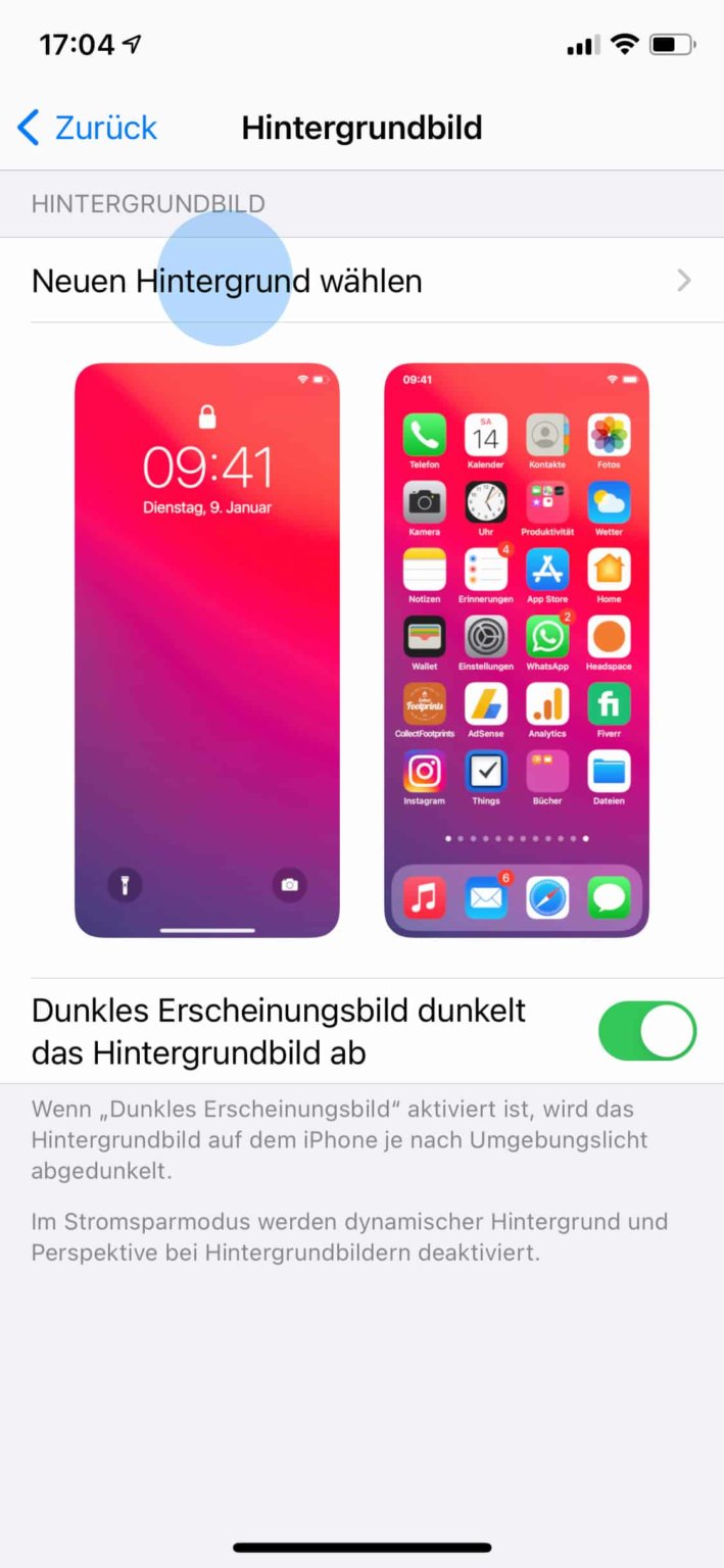 iPhone Hintergrundbild ändern Anleitung für Anfänger PCShow.de