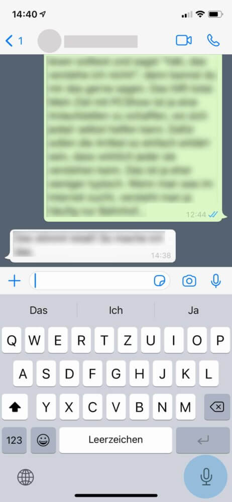 WhatsApp Diktierfunktion direkt in der App nutzen