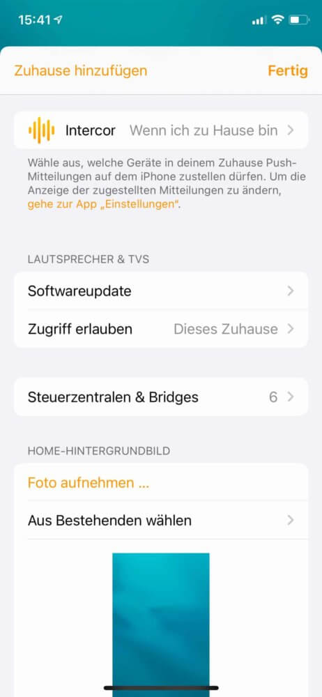 HomePod auswählen