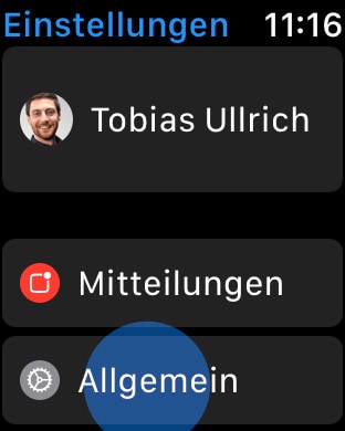 Apple Watch Einstellungen öffnen