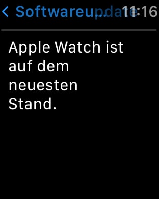 Apple Watch Update installieren