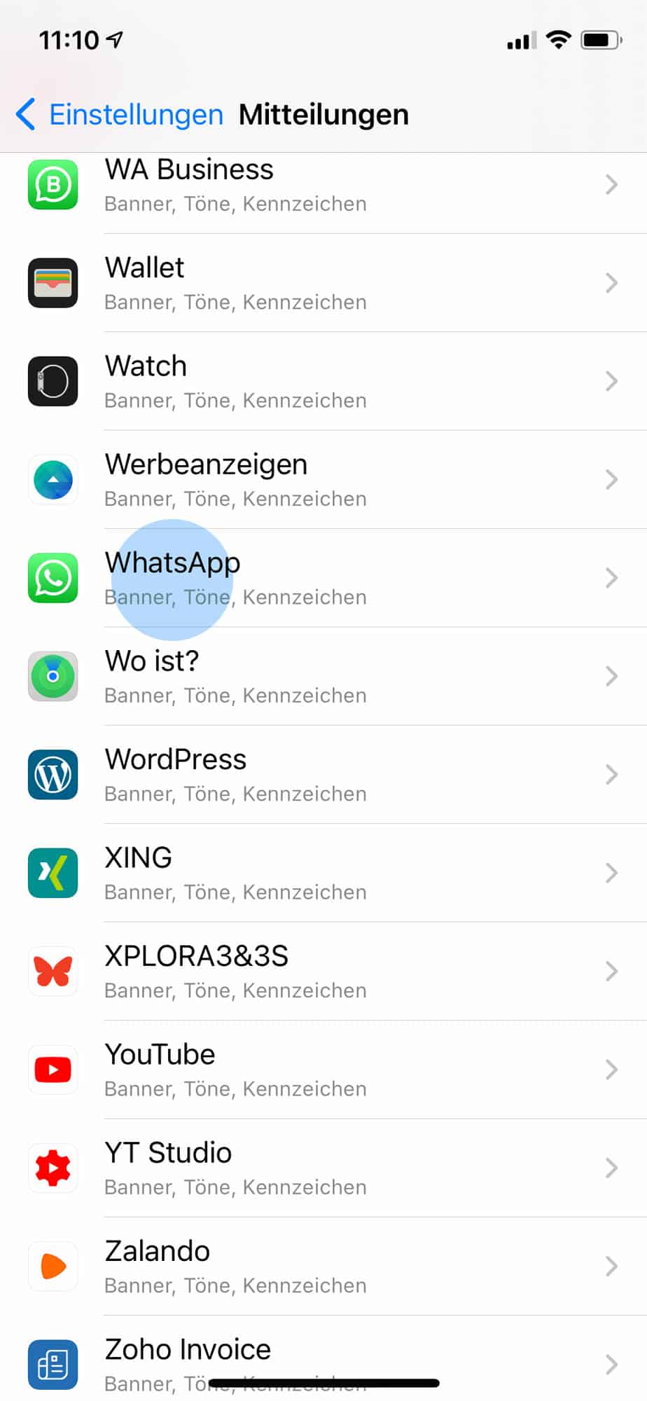 Mitteilungen von WhatsApp auf Apple Watch anzeigen