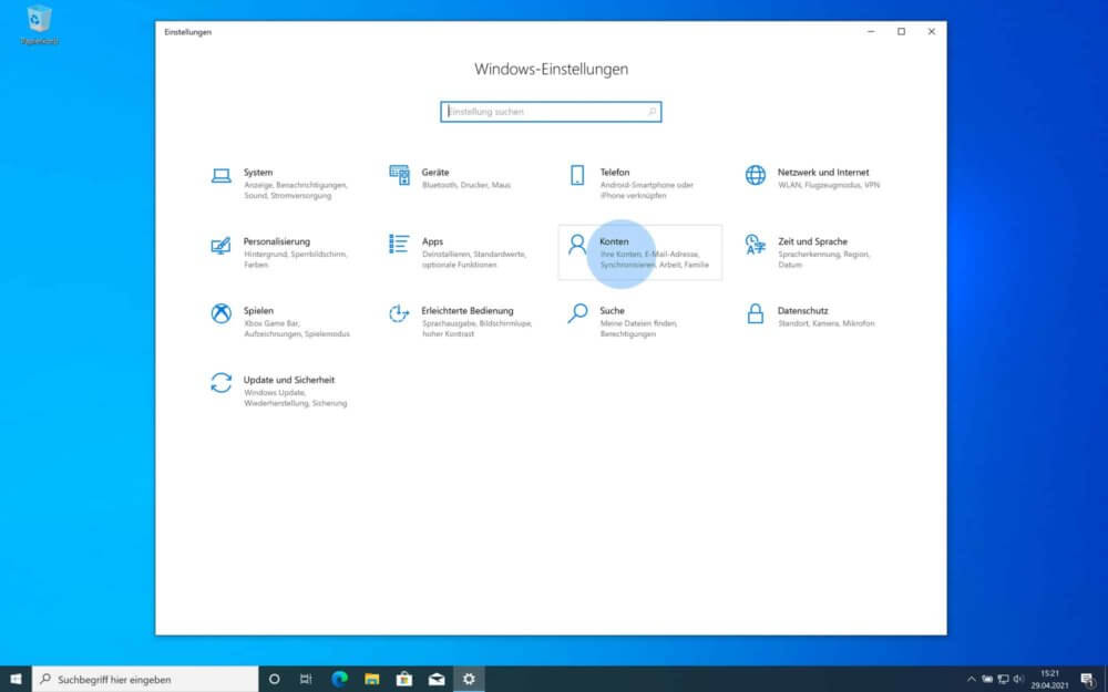Passwort ändern Windows 10 Schrittfür SchrittAnleitung PCShow.de