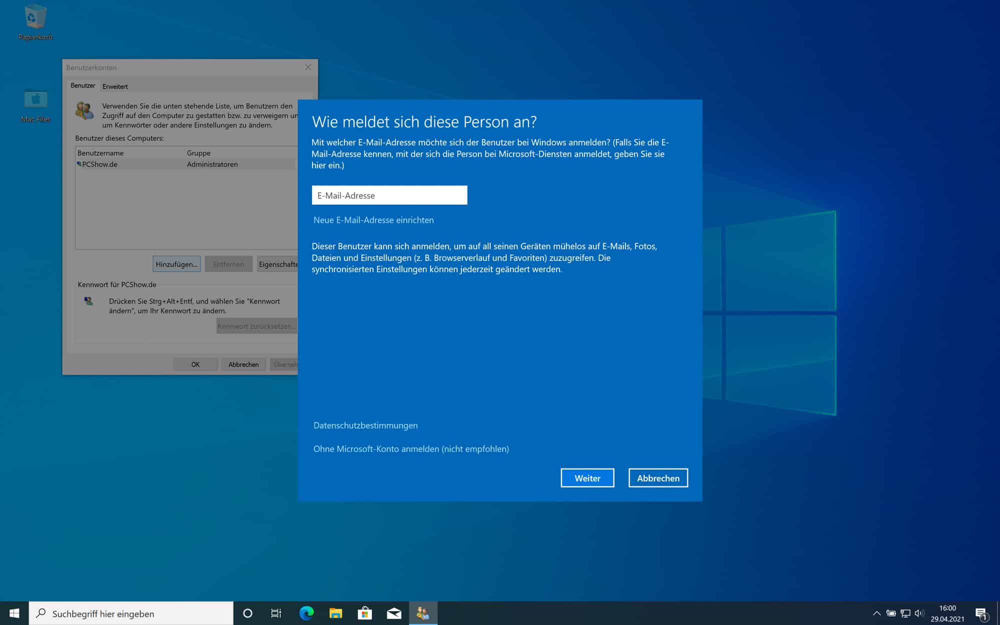 Windows 10 Benutzer anlegen mit diesen einfachen Schritten PCShow.de