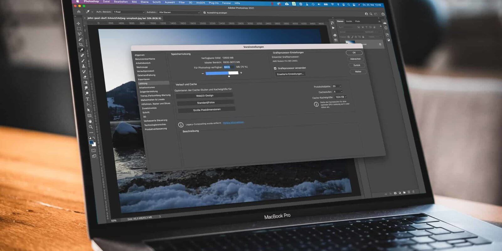 Scratch Disk in Photoshop auf dem Mac löschen
