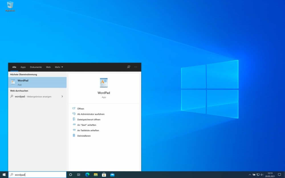 Schreibprogramm für Windows 10 nutzen