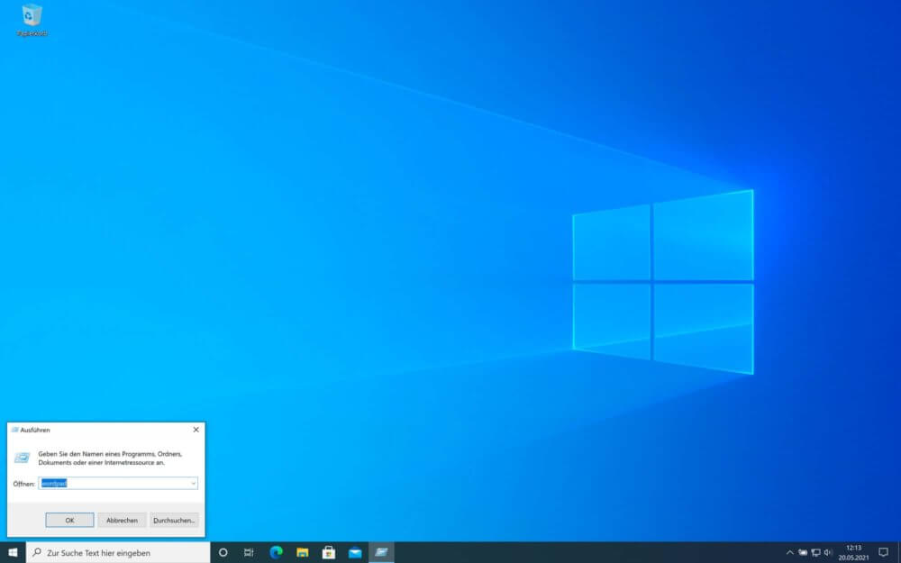 WordPad über Ausführen starten