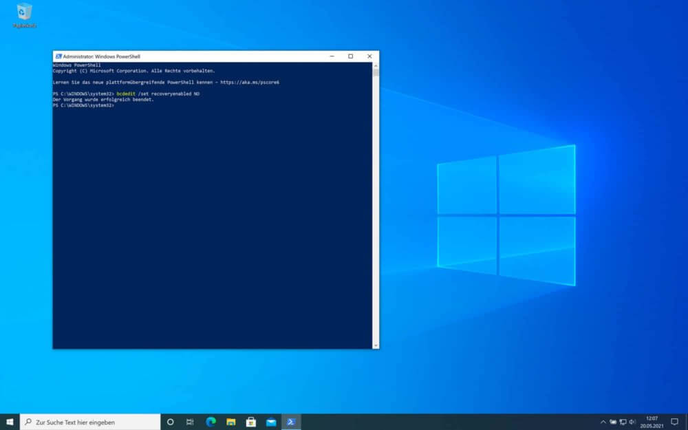 Windows 10 automatische Reparatur deaktivieren