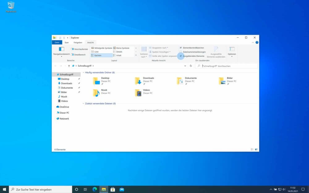 Windows 10 versteckte Ordner anzeigen