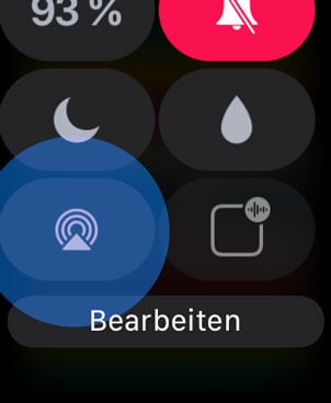 AirPlay an der Apple Watch wählen