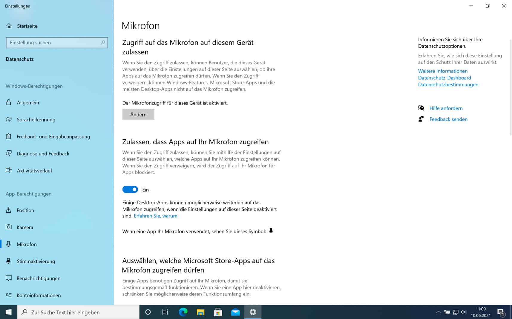 Windows 10 Mikrofon geht nicht