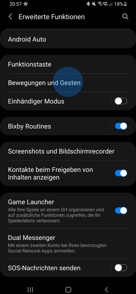 Auf deinem Android Smartphone Bildschirmfotos machen