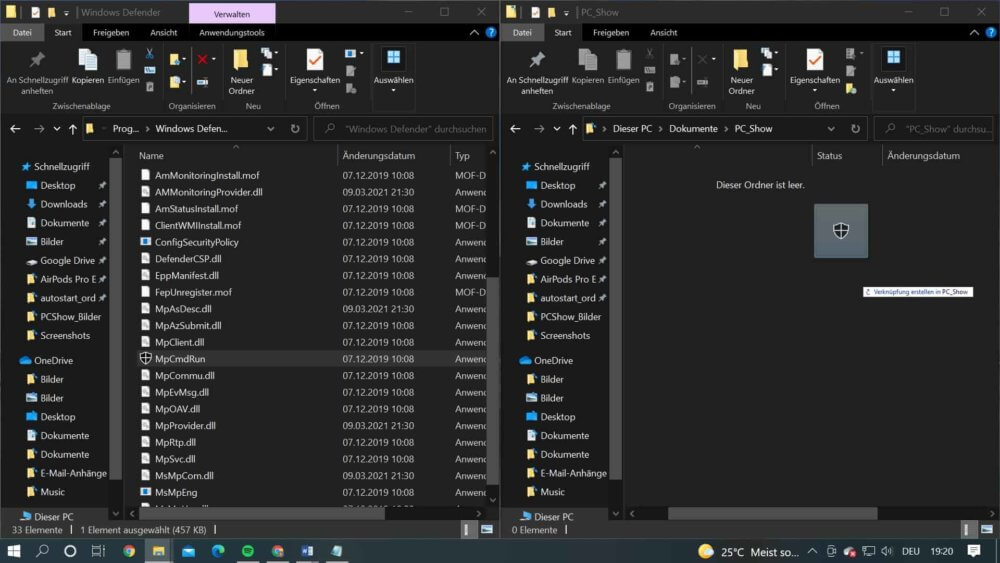 Mit dem Windows Explorer eine Verknüpfung erstellen