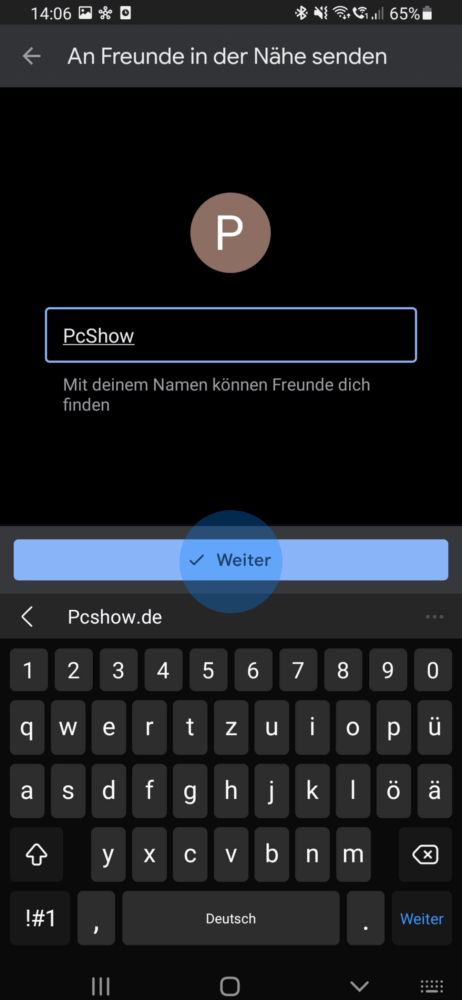 Files ist eine Android AirDrop alternative