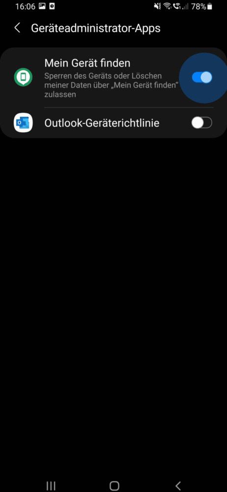 So gibst du dem Android Geräte Manager die richtigen Berechtigungen um dein Handy wieder zu finden