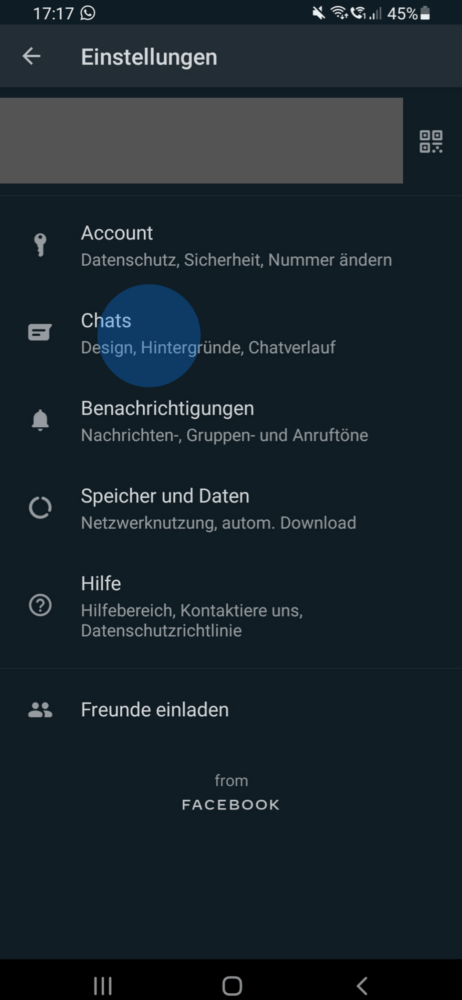 Whatsapp Backup auf Android erstellen