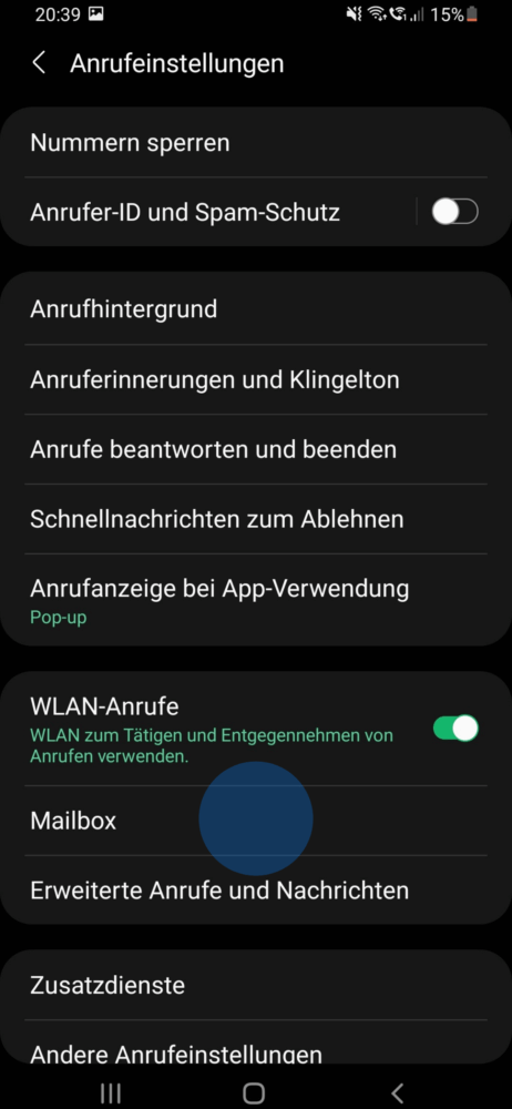 Einstellungen öffnen Android Mailbox App - So geht's!