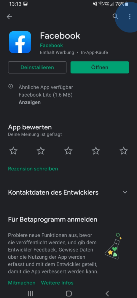 Auf deinem Handy Anwendungen updaten