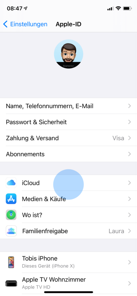 Auf iPhone Backup erstellen