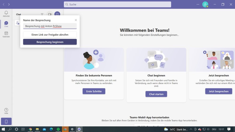 Wir zeigen dir wie du eine Microsoft Teams Besprechung planen kannst 