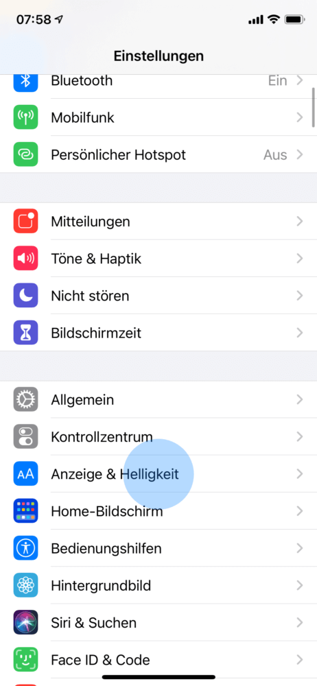 Night Shift iPhone so stellst du es ein