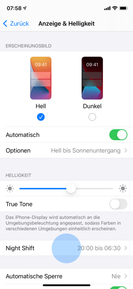  Night Shift iPhone - So einfach aktivierst du es