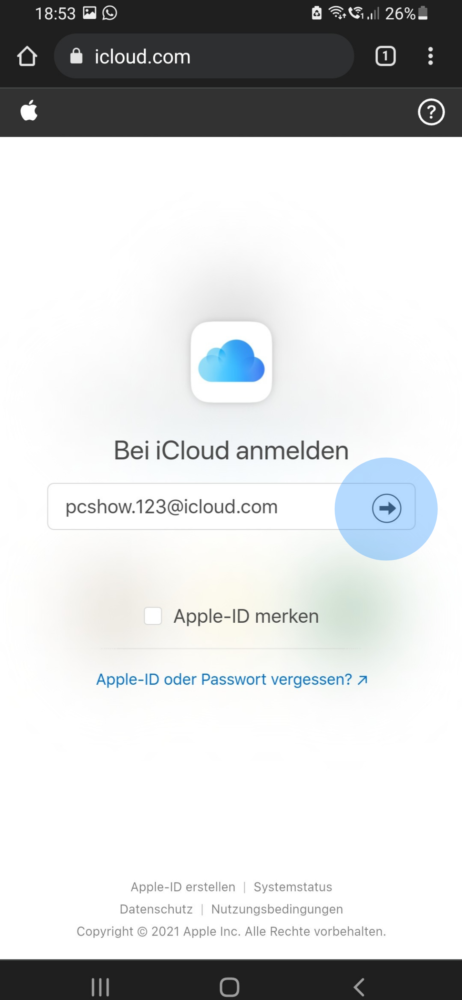 iCloud ohne Apple Gerät mit Android nutzen