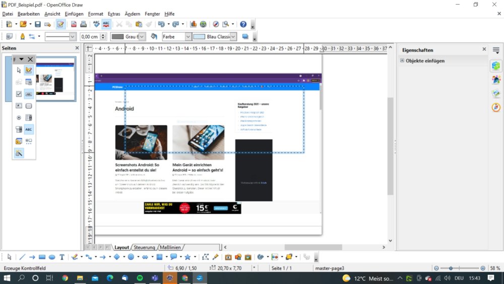 So kannst du deine PDF beschreibbar machen