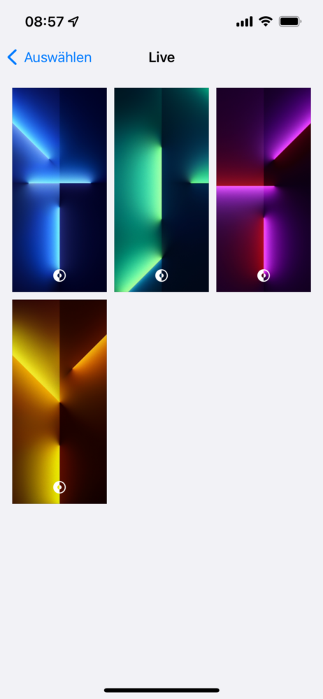 Live Foto Hintergrund auf iPhone bekommen