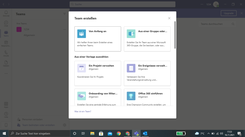 So kannst du bei Microsoft Teams Team erstellen