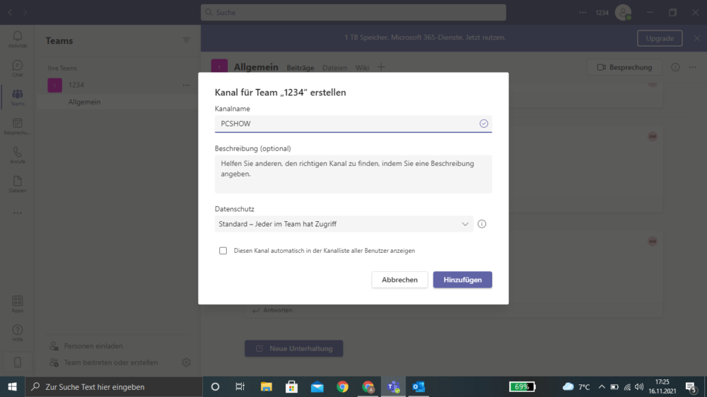 Ganz einfach Microsoft Teams Team erstellen