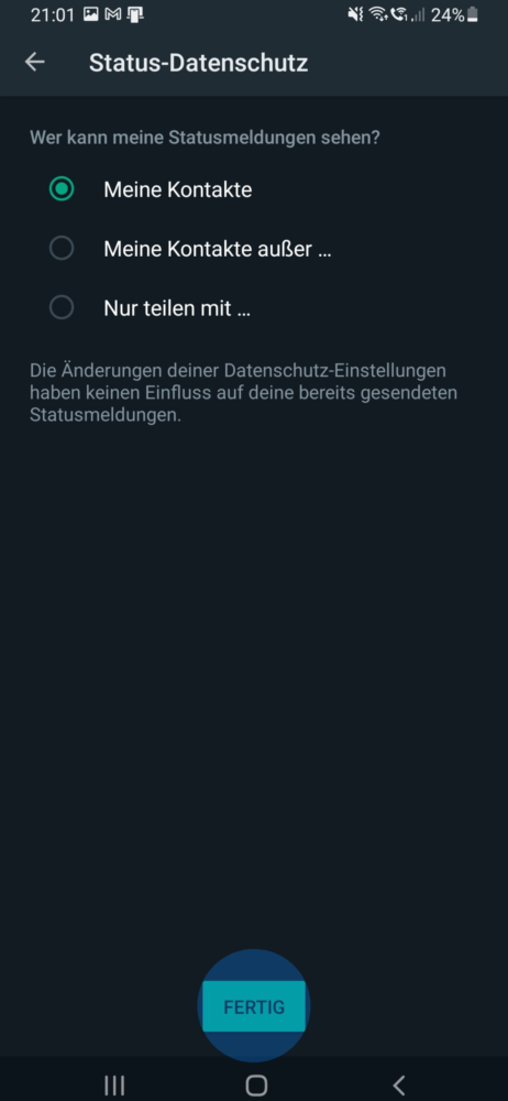 Android Datenschutz Einstellungen anpassen