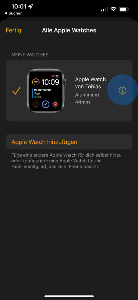 Deine Daten auf der Smart Watch löschen