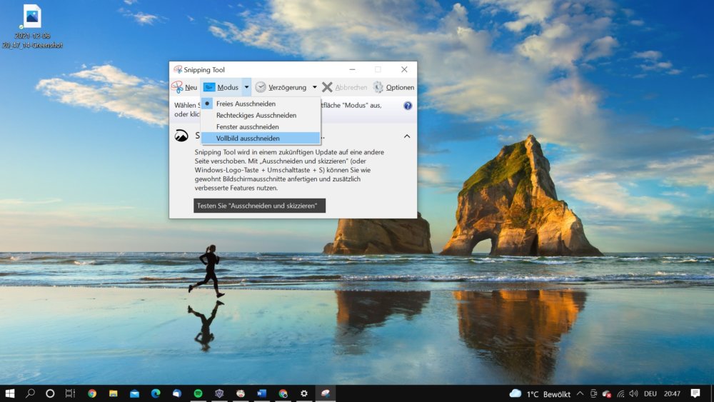 Bildschirmfoto Windows 10 - So geht's