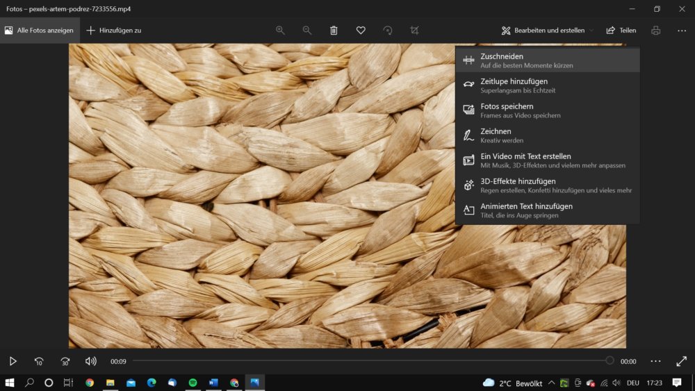 Ohne Probleme Videos schneiden mit Windows 10