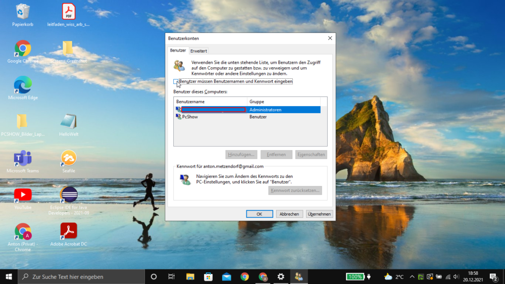 Windows 10 ohne Passwort starten - So geht's